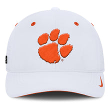 Clemson Nike Coaches SwooshFlex Paw Cap - WHITE