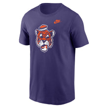 Clemson Nike Cotton Vault Tiger Face Tee