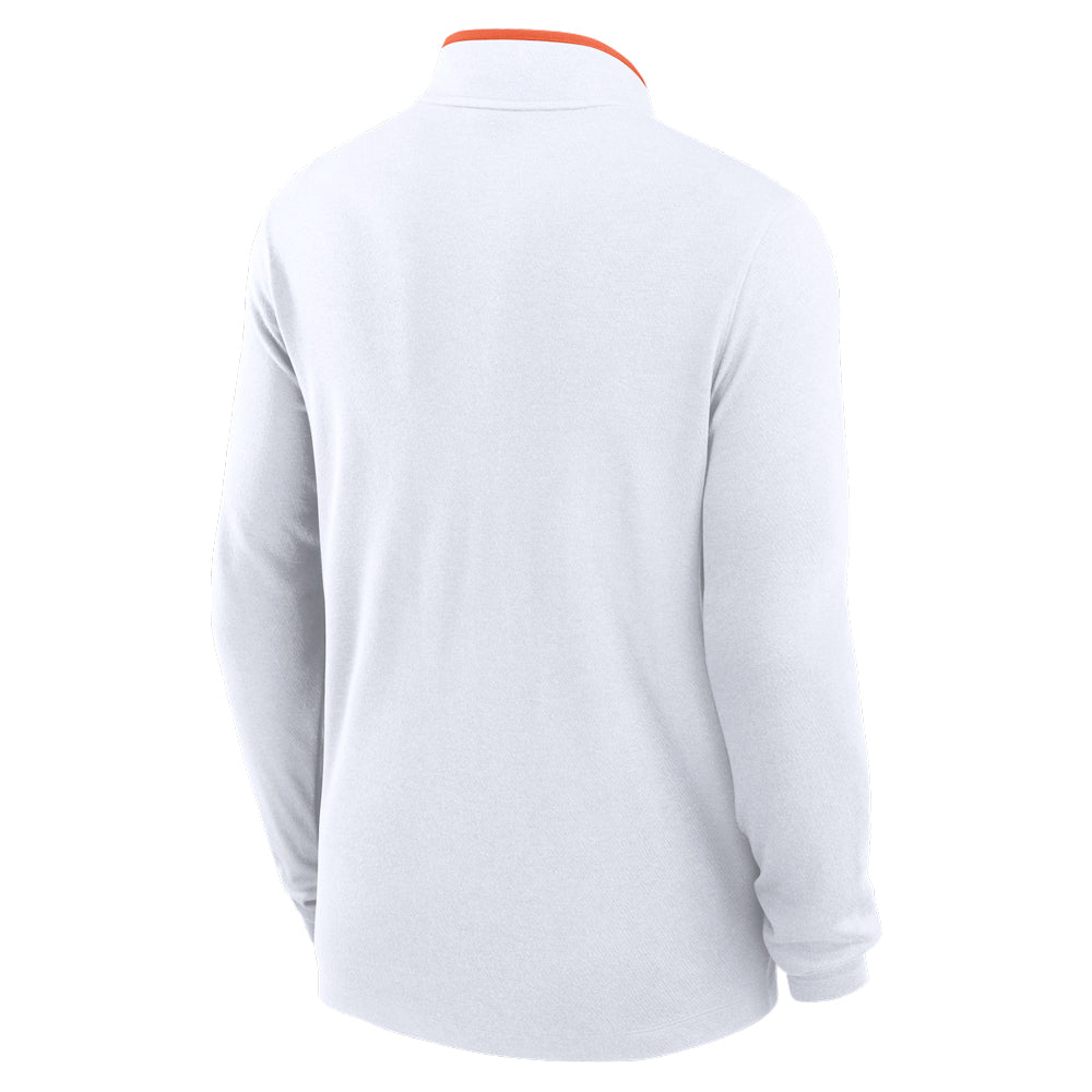 Clemson Nike Courtside Victory Half-Zip - WHITE