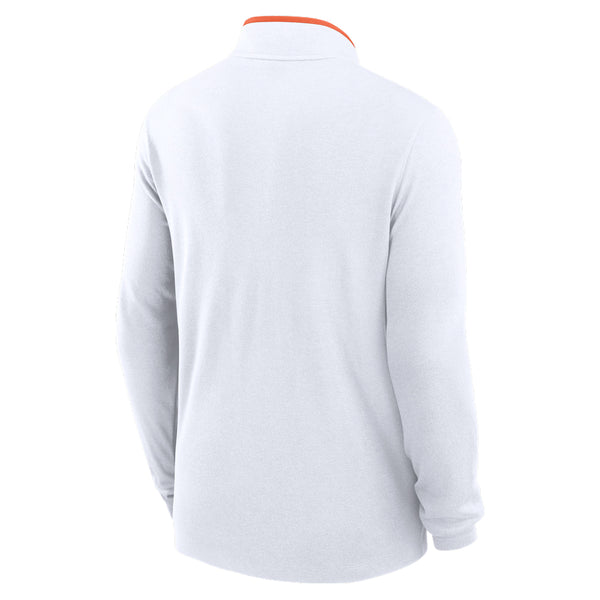 Clemson Nike Courtside Victory Half-Zip - WHITE