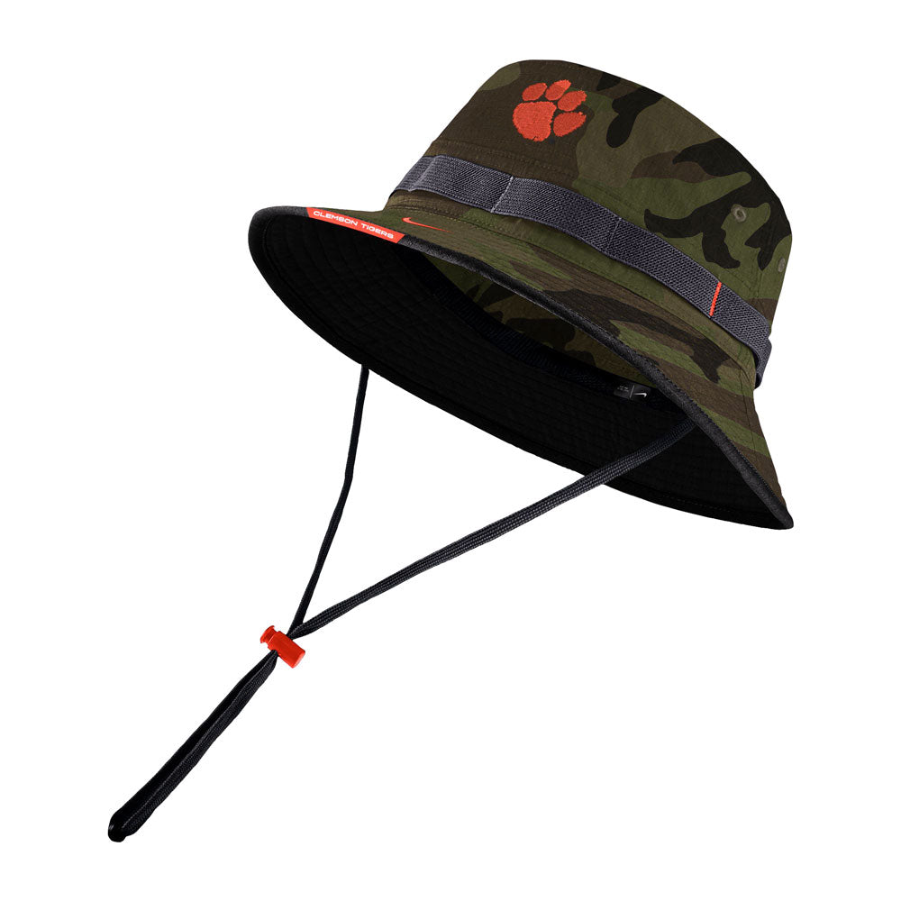 Clemson Nike DRI-FIT Sideline Bucket Cap  - CAMO