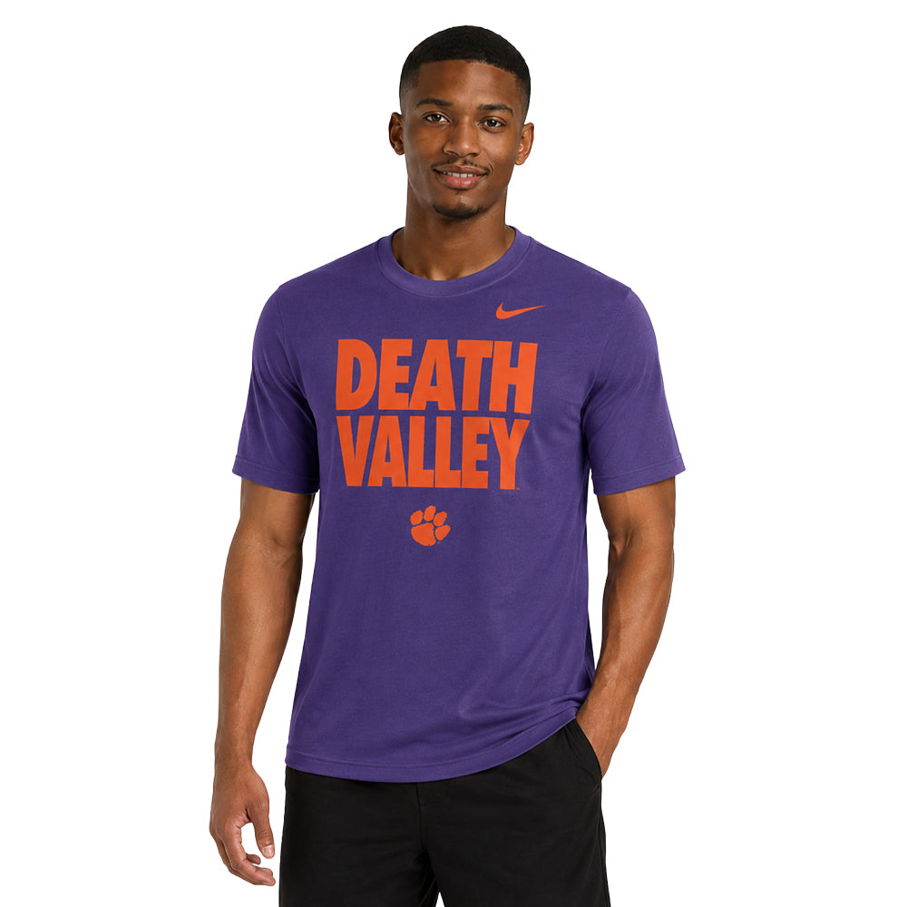 Clemson Nike Death Valley Tee - PURPLE