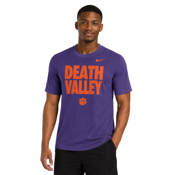 Clemson Nike Death Valley Tee - PURPLE