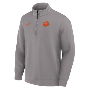 Clemson Nike Dri-FIT Coaches Half-Zip Top  - DUST