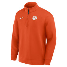 Clemson Nike Dri-FIT Coaches Half-Zip Top  - ORANGE