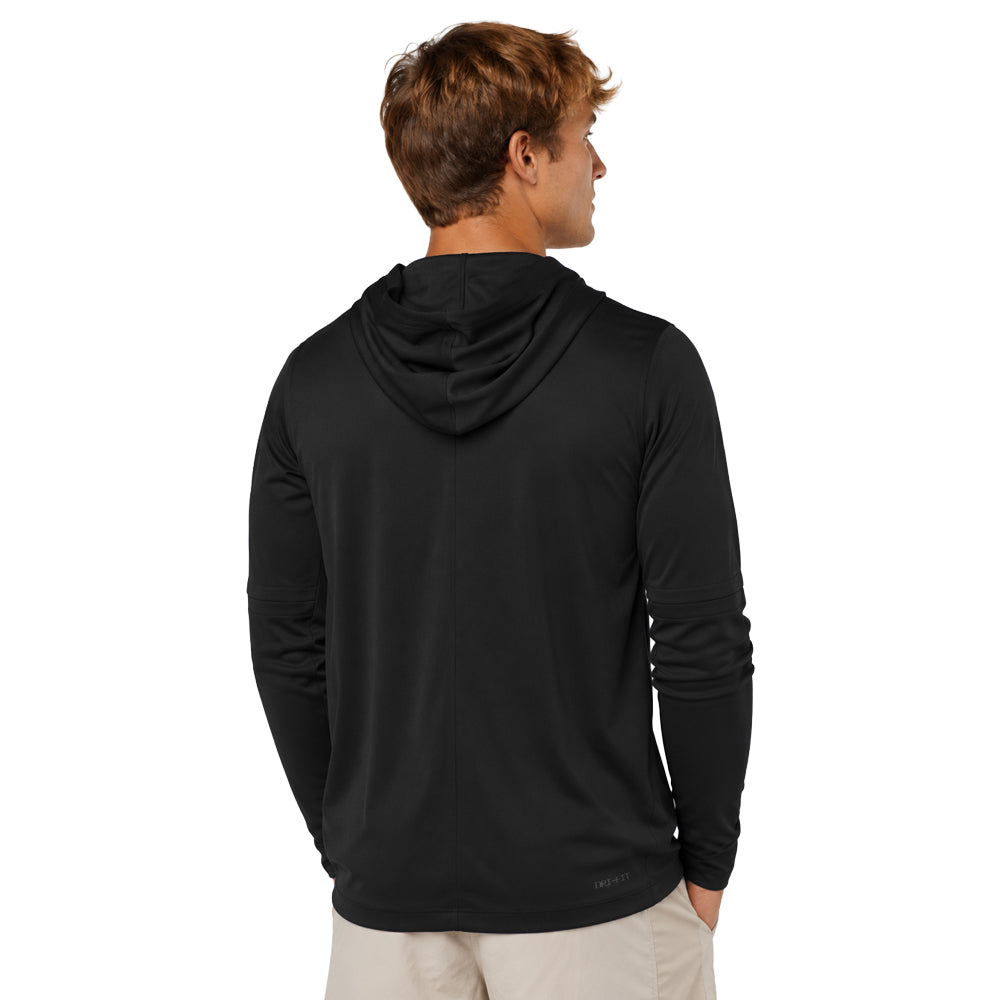 Clemson Nike 2026 Sideline Lightweight Dri-FIT Long Sleeve Hoodie Top - BLACK