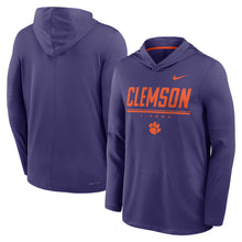 Clemson Nike Dri-FIT Lightweight Hoodie - PURPLE