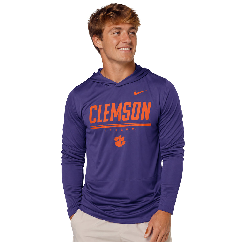 Clemson Nike Dri-FIT Lightweight Hoodie