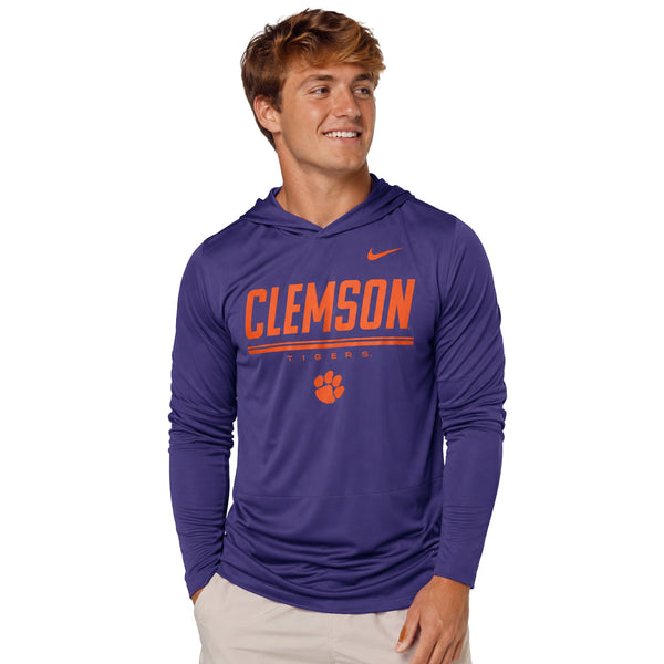 Clemson Nike Dri-FIT Lightweight Hoodie