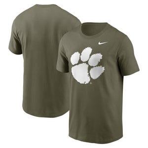 Clemson Nike Dri-FIT Logo Tee - OLIVE