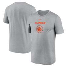 Clemson Nike Dri-FIT Practice Tee - MD GREY