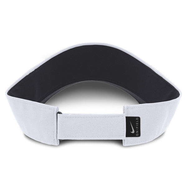Clemson Nike Dri-FIT Practice Visor - WHITE