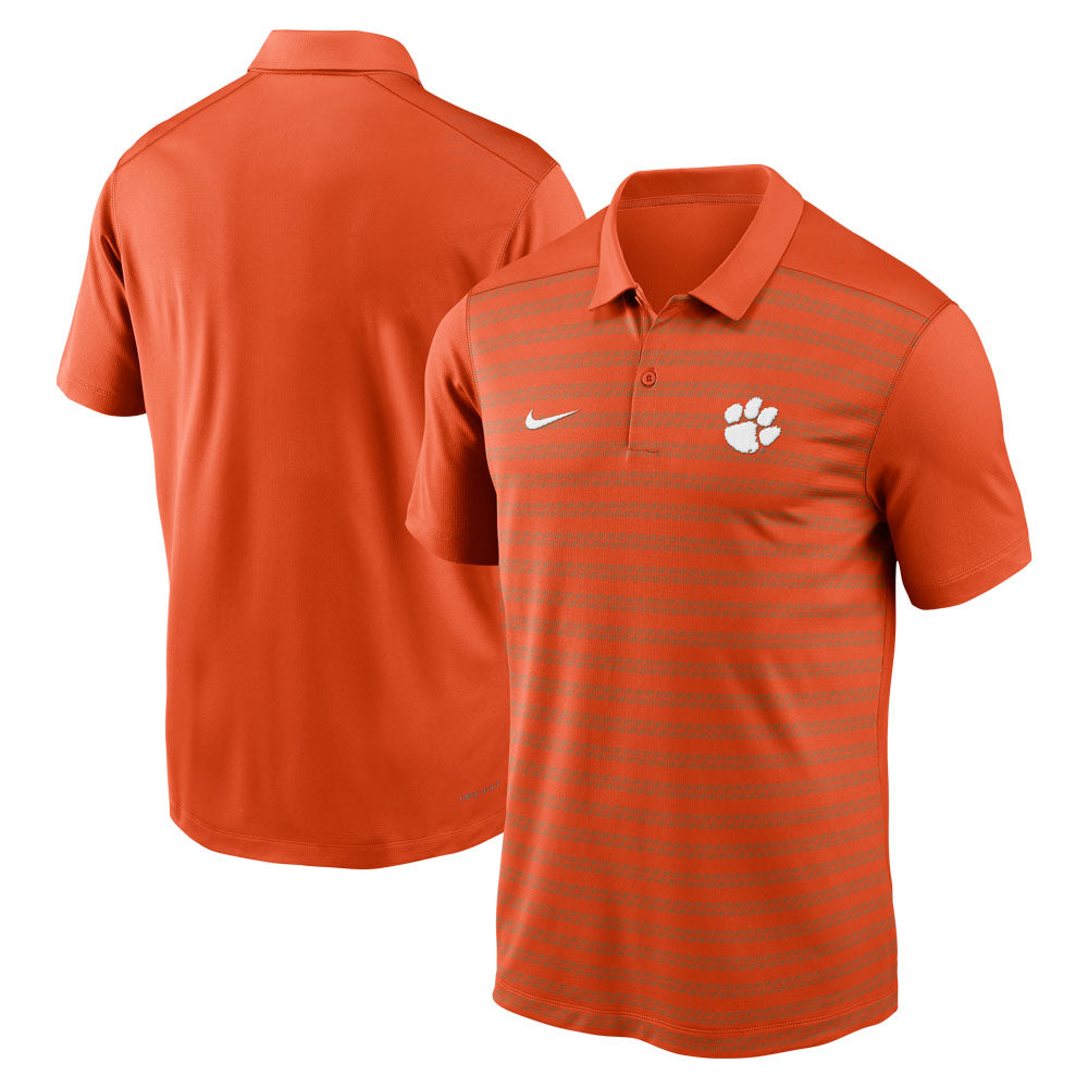 Clemson Nike Dri-FIT Shadow Stripe Polo