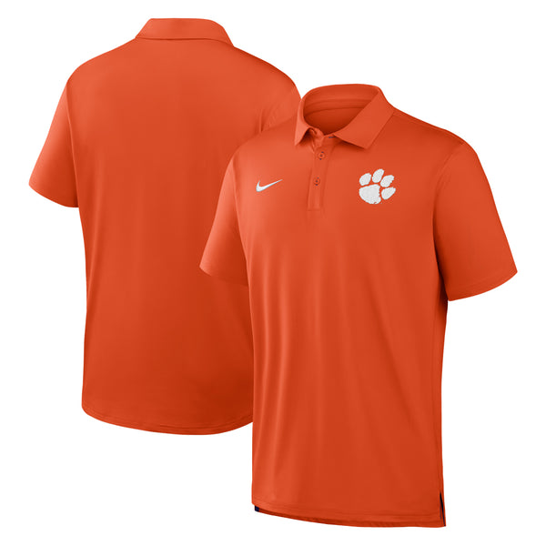 Clemson Nike 2026 Sideline Tour Dri-FIT Polo - ORANGE
