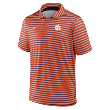 Clemson Nike Dri-FIT Tour Stripe Polo - ORANGE
