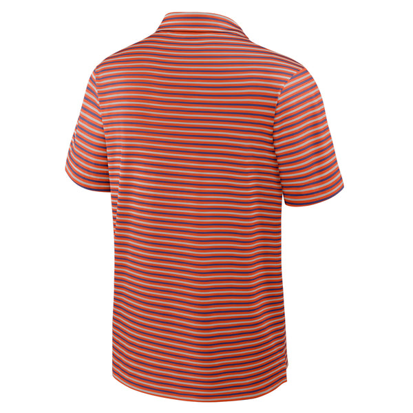 Clemson Nike Dri-FIT Tour Stripe Polo - ORANGE