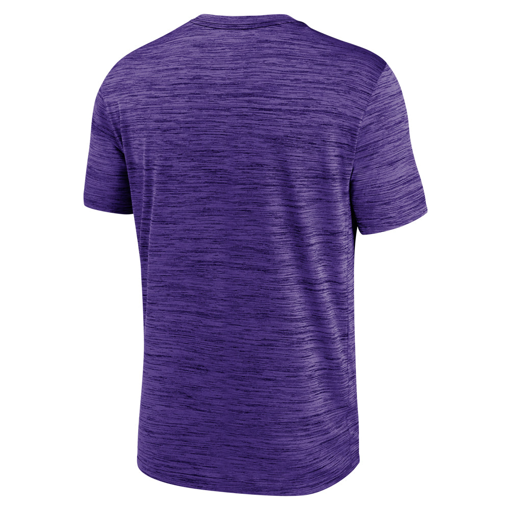 Clemson Nike Dri-FIT Velocity Softball Tee - PURPLE