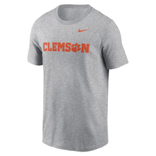 Clemson Nike Essential Wordmark Tee - MD GREY