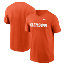 Clemson Nike Essential Wordmark Tee - ORANGE