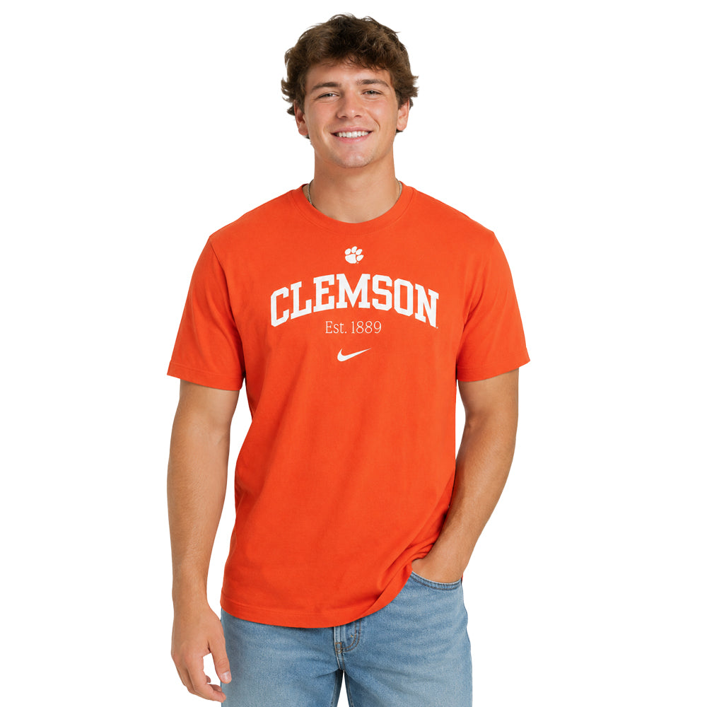 Clemson Nike Established Arch Tee