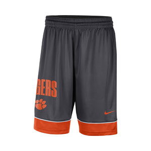 Clemson Nike Fast Break Shorts - ANTHROCITE