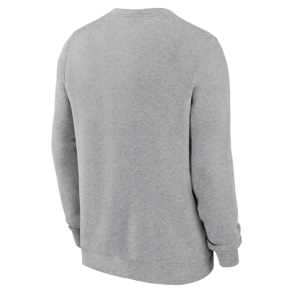 Clemson Nike Fleece Primary Stack Crew