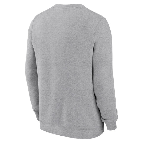 Clemson Nike Fleece Primary Stack Crew