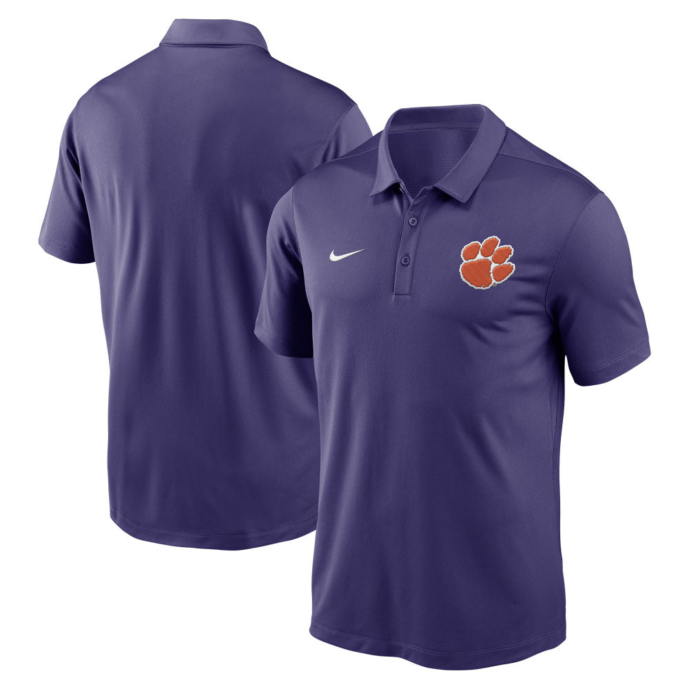 Clemson Nike Franchise Polo - PURPLE