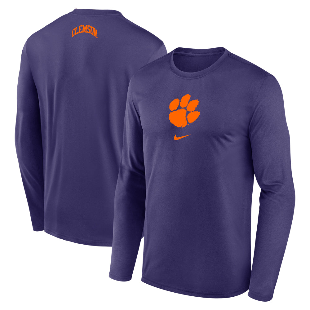 Clemson Nike Game Shooting Shirt - PURPLE