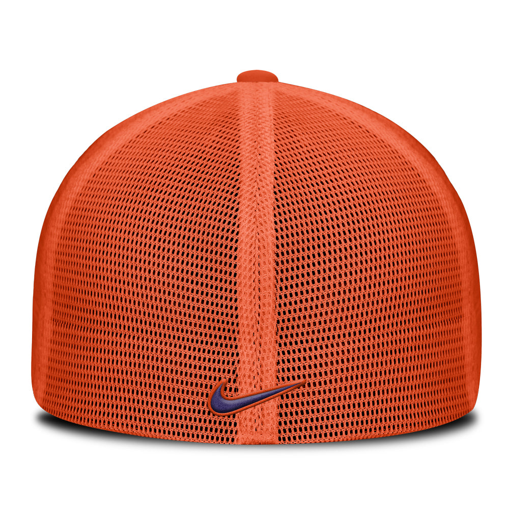 Clemson Nike Gameday Block C SwooshFlex Trucker Hat - ORANGE