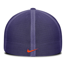 Clemson Nike Gameday Block C SwooshFlex Trucker Hat - PURPLE