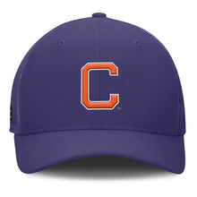 Clemson Nike Gameday Block C SwooshFlex Trucker Hat - PURPLE