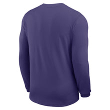 Clemson Nike Gameday Coaches Long Sleeve Top - PURPLE