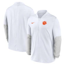 Clemson Nike Gameday Dri-FIT Half-Zip Top - WHITE