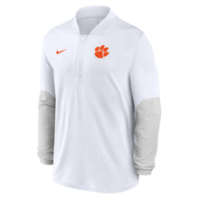 Clemson Nike Gameday Dri-FIT Half-Zip Top - WHITE