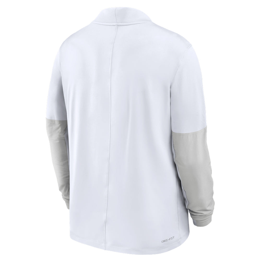 Clemson Nike Gameday Dri-FIT Half-Zip Top - WHITE
