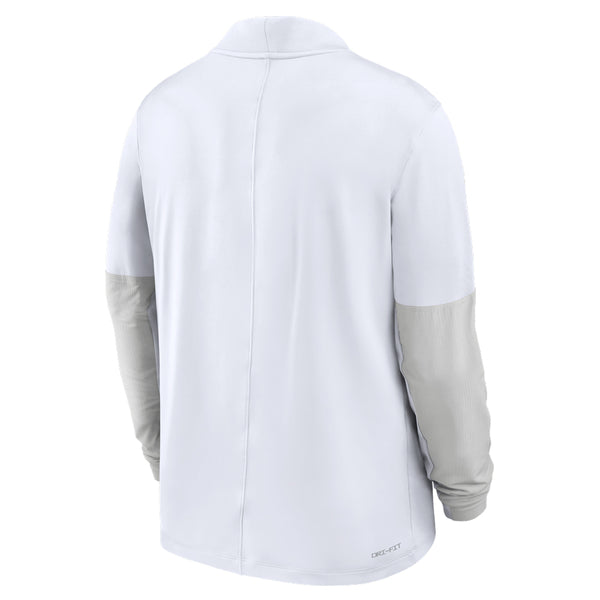 Clemson Nike Gameday Dri-FIT Half-Zip Top - WHITE