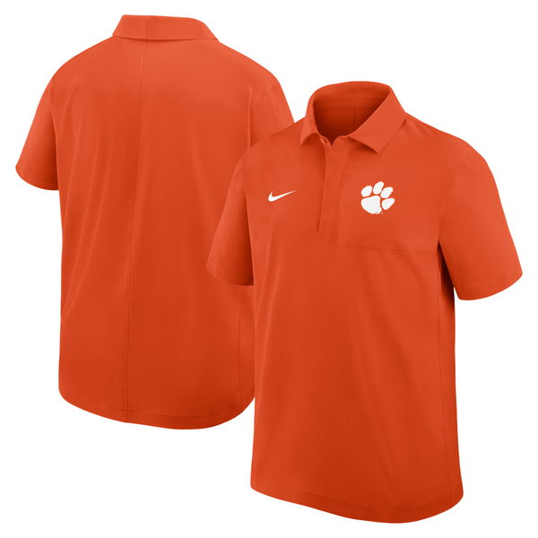 Clemson Nike Gameday Dri-FIT Woven Polo - ORANGE