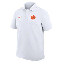 Clemson Nike Gameday Dri-FIT Woven Polo - WHITE