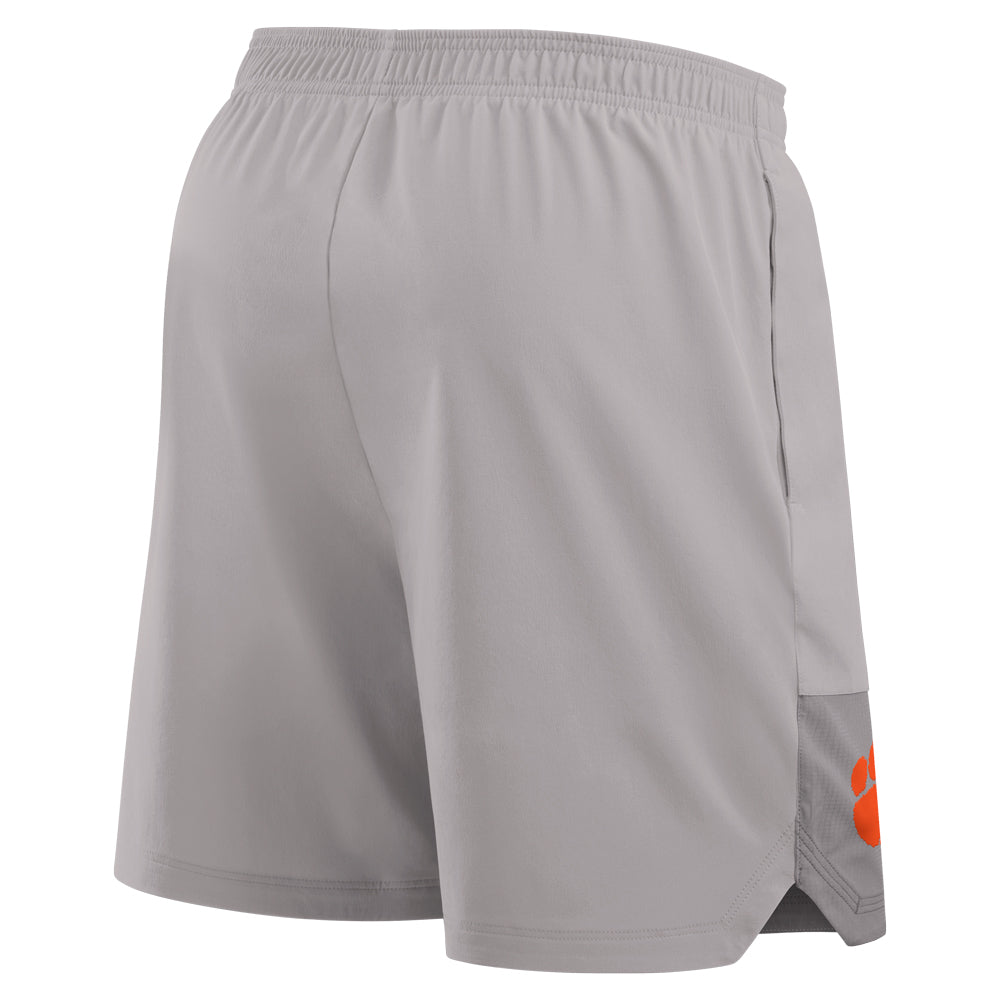 Clemson Nike Gameday DriFIT Woven Shorts - LT GREY