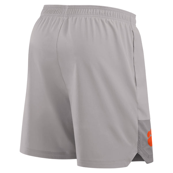 Clemson Nike Gameday DriFIT Woven Shorts - LT GREY
