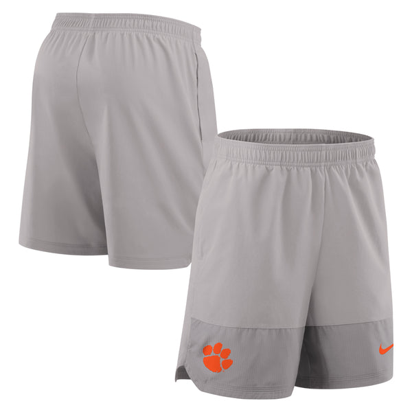 Clemson Nike Gameday DriFIT Woven Shorts - LT GREY