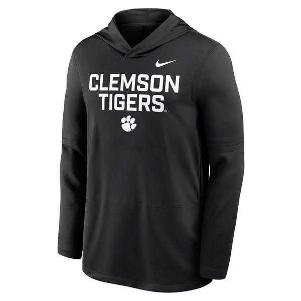 Clemson Nike Gameday Lightweight Hoodie Top - BLACK