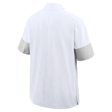Clemson Nike Gameday Lightweight Short Sleeve Coaches Half-Zip Jacket - WHITE