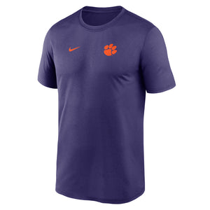 Clemson Nike Gameday Logo Legend Tee - PURPLE