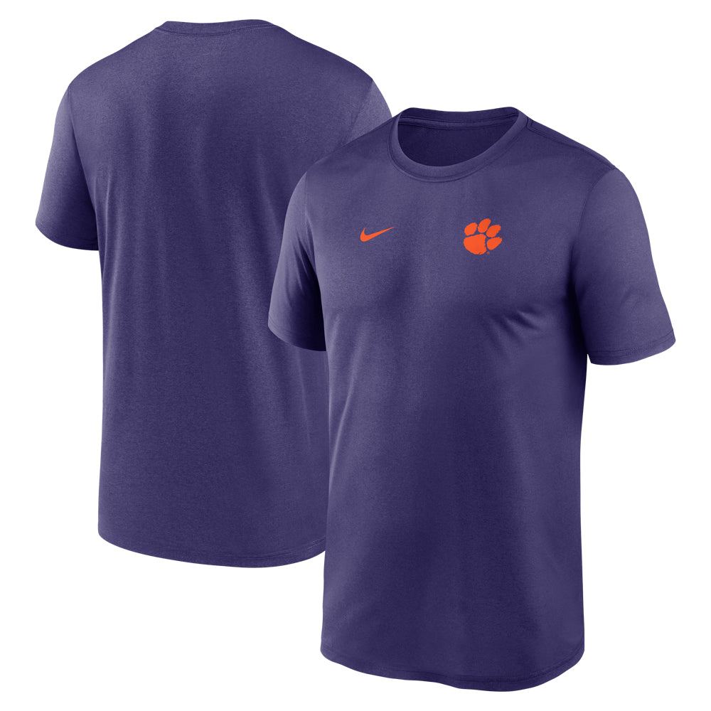 Clemson Nike Gameday Logo Legend Tee - PURPLE
