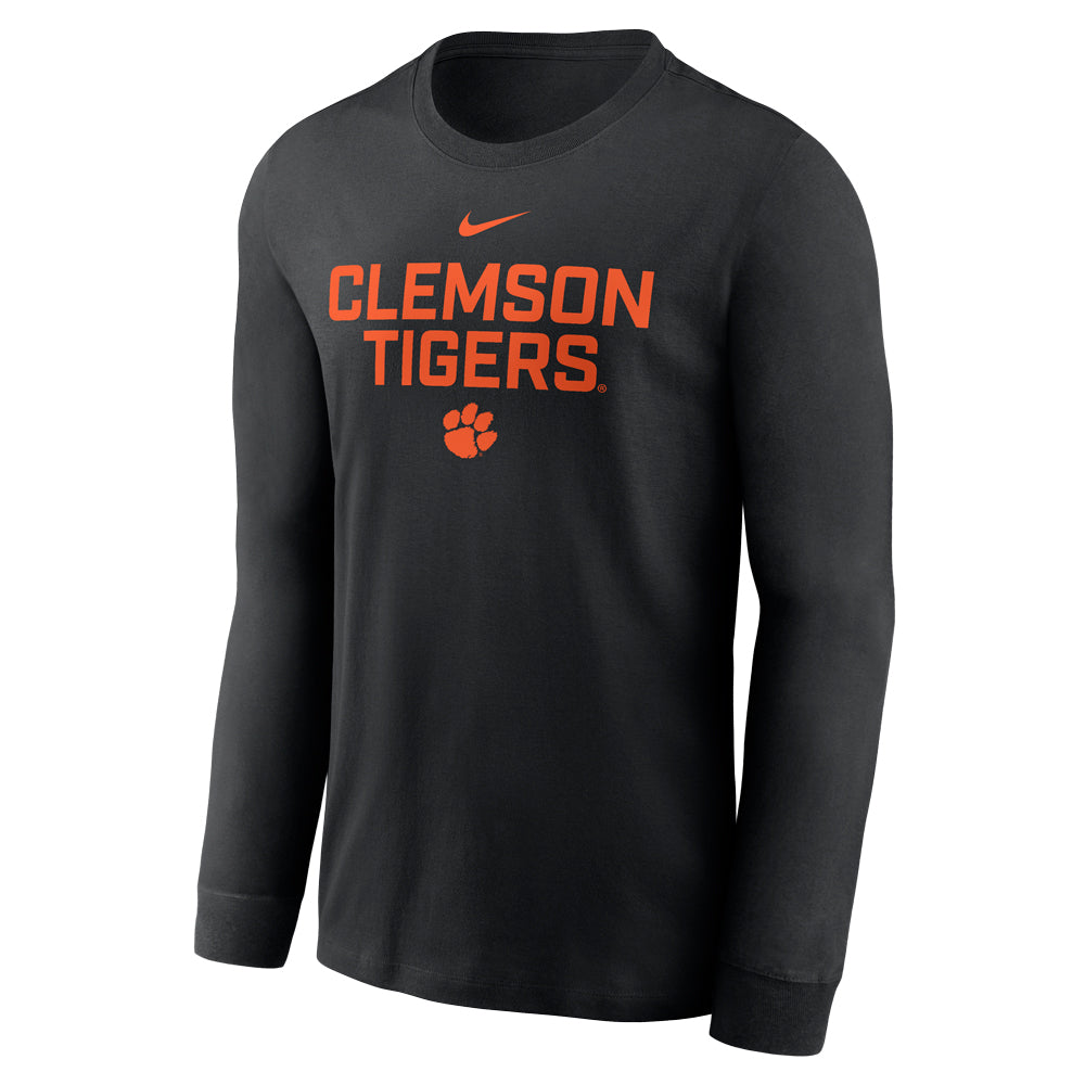 Clemson Nike Gameday Long Sleeve Team Issue Tee