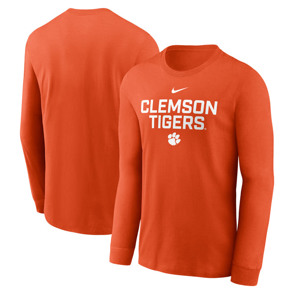 Clemson Nike Gameday Long Sleeve Team Issue Tee - ORANGE
