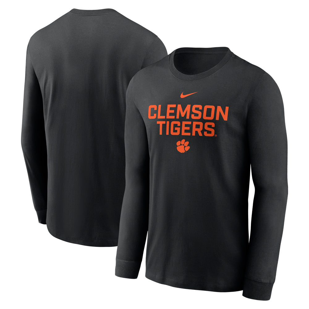 Clemson Nike Gameday Long Sleeve Team Issue Tee