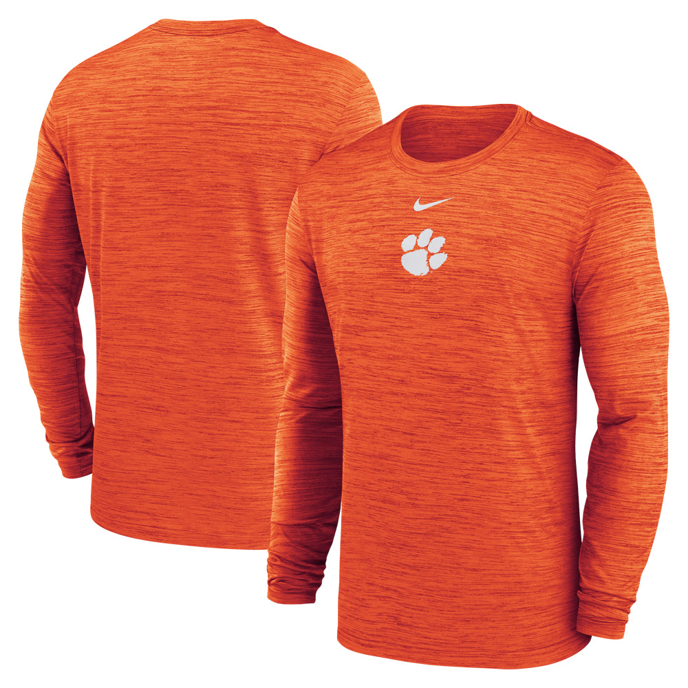 Clemson Nike Gameday Long Sleeve Velocity Tee - ORANGE